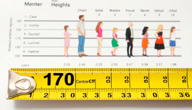 170 cm jalkoina – tarkka muunnos ja pituuden vertailu