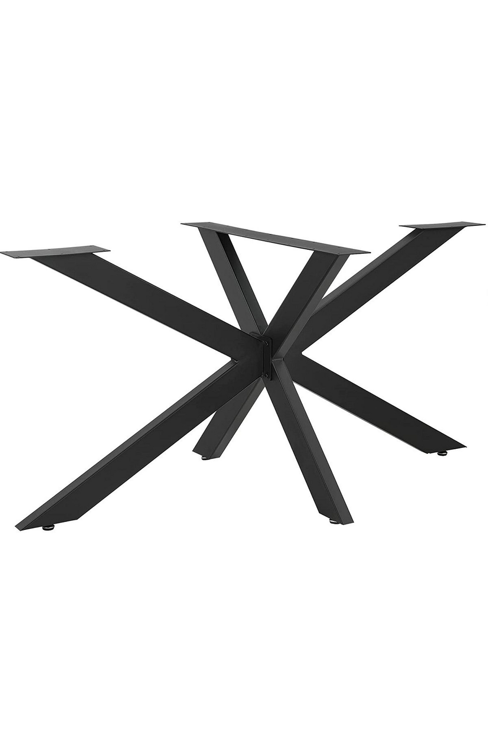 Norda Design Korkeussäädettävät metalliset pöydänjalat mustat