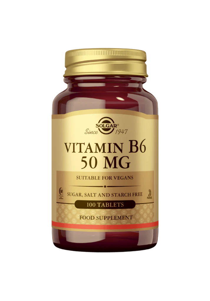 Solgar B6-vitamiini 50 mg 100 tabl